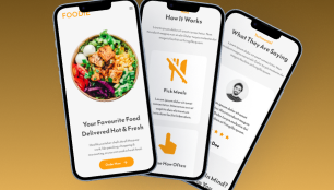 Restaurant landing page